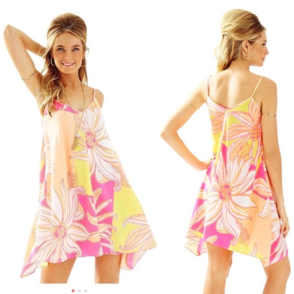 NWT Lilly Pulitzer silk Clara dress Just A Splash